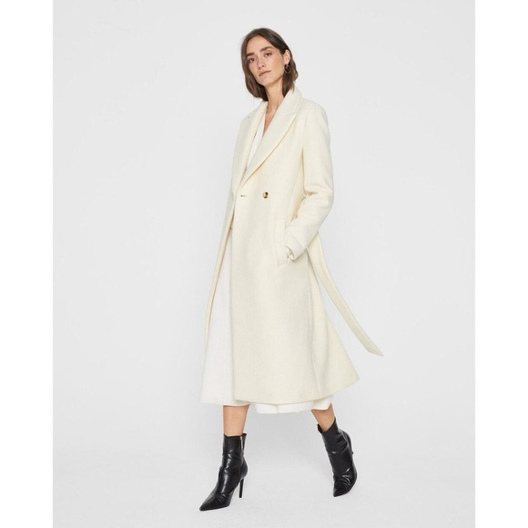 Club Monaco Jackets & Blazers - Club Monaco Cream Wool Coat A0421